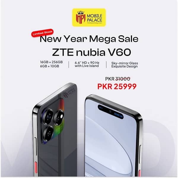 ZTE Nubia Mobiles V60 Design 16/256gb 1