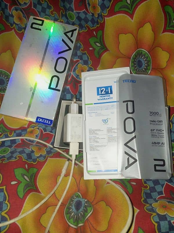 Tecno Pova 2 10 by 10 Condition box, charger,not essue 0