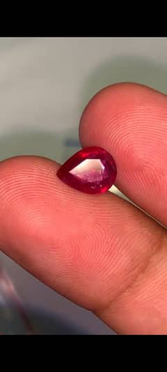 Certified Vibrant colour Natural Ruby Stunning Gem