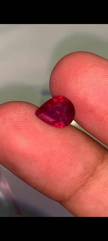 Certified Vibrant colour Natural Ruby Stunning Gem 1