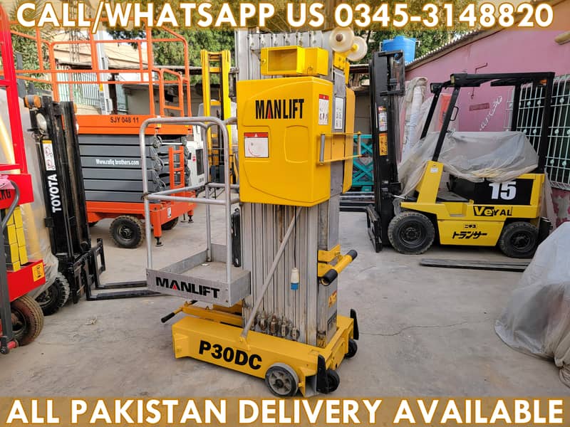 Delta Man lift P30DC Vertical Mast Lift Scissor Lift for Sale in KHI 2