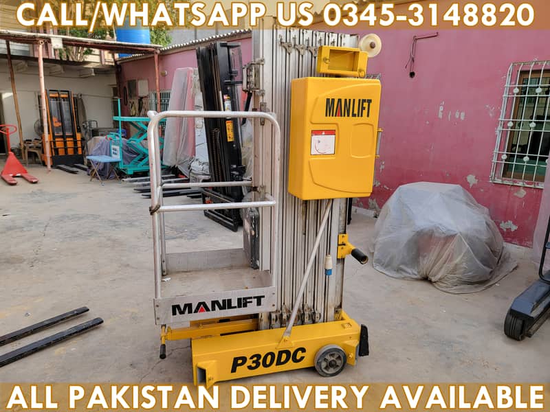 Delta Man lift P30DC Vertical Mast Lift Scissor Lift for Sale in KHI 3