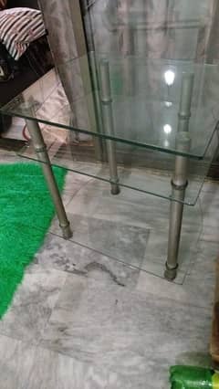 Tv trolley glass urgent sale