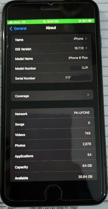 iPhone 8 plus 64gb PTA Approved 4