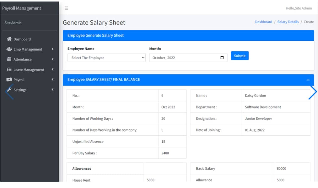 Payroll Management System| Softwares|Domain Hosting|Wordpress|Shopify 1