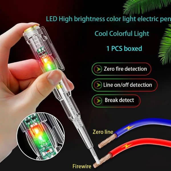 Intelligent Voltage Tester Pen – Non-Contact AC Voltage Detector 4