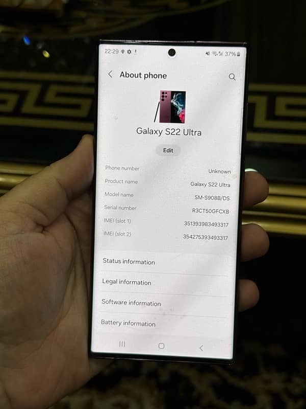 S22 Ultra Dual sim Non PTA 5