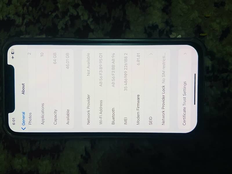 iphone x non 64gb 5