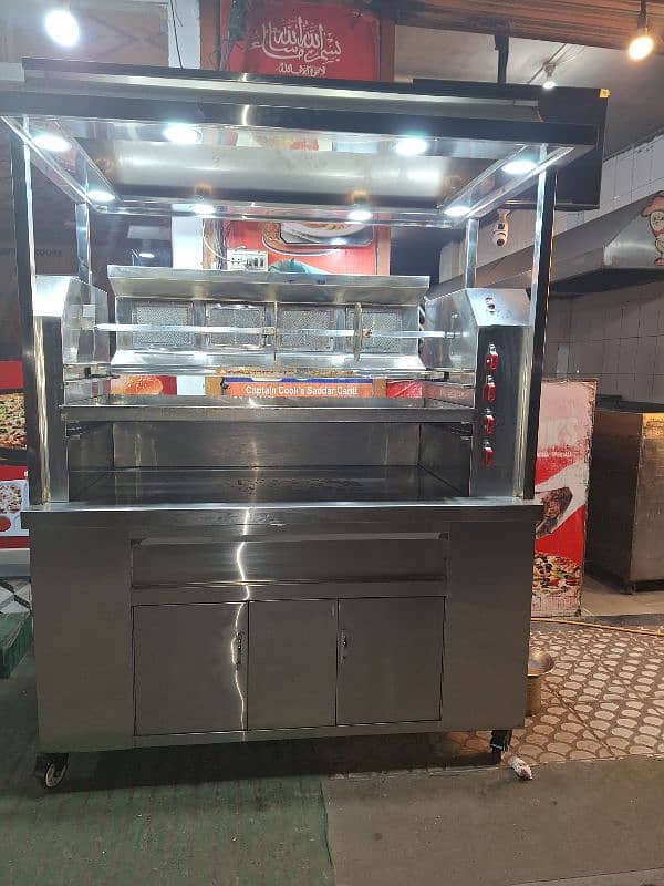 shawarma machine counter 0