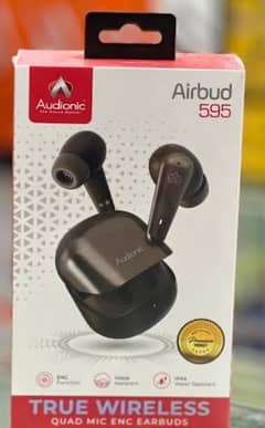 Audionic airbuds 595(Black Silver color)