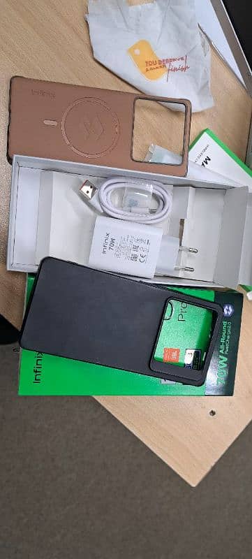 Infinix Note 40 Pro (24/256] will all box accessories for sale 2