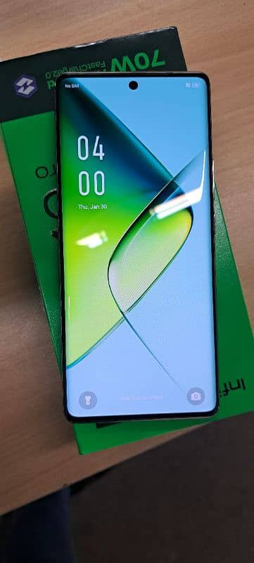 Infinix Note 40 Pro (24/256] will all box accessories for sale 3