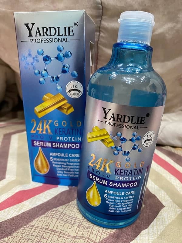 YARDLIE PROFESSIONAL KERATIN SMOOTH SHAMPOO 24K Gold Uk Edition 1