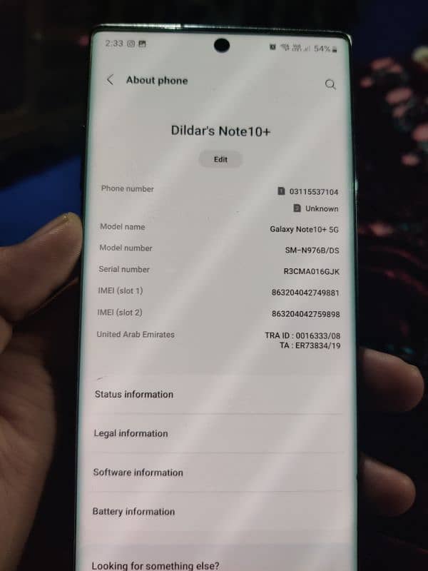 Samsung note 10 plus 12gb 256gb dual sim 2