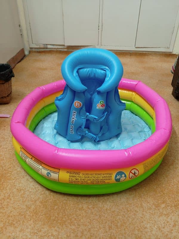 Baby Swimming pool with life Jacket 0