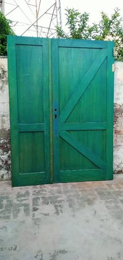 Solid wood door oak wood 6 x 8 ft