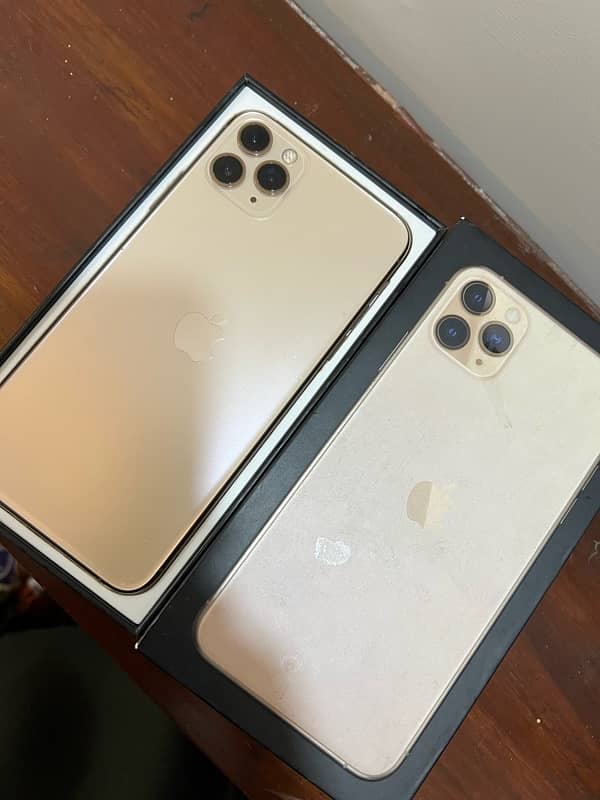 iphone 11 pro max 256gb pta approved gold color 2