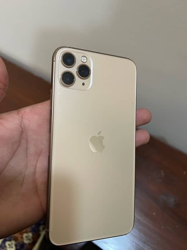 iphone 11 pro max 256gb pta approved gold color 10