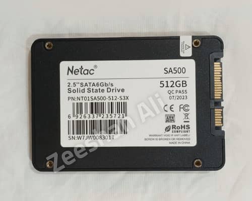 Netac 512GB SSD ~6GB/s Speed (500GB SSD) 1