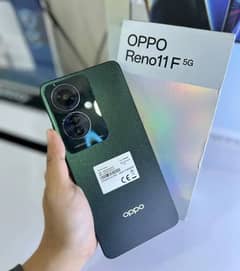 oppo Reno 11 f green color with 9 months warranty