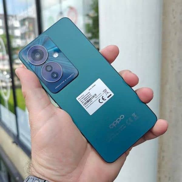 oppo Reno 11 f green color with 9 months warranty 2