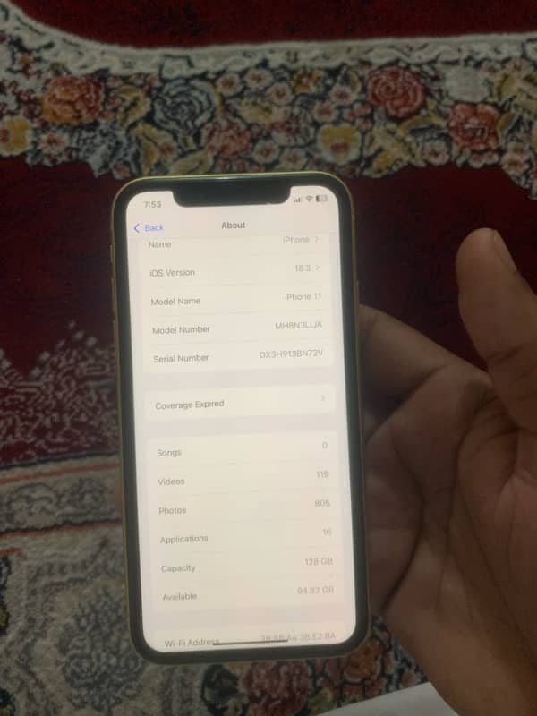 iPhone 11 (128gb) jv water pack read add 6