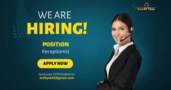 Looking for Receptionist day shift Female only