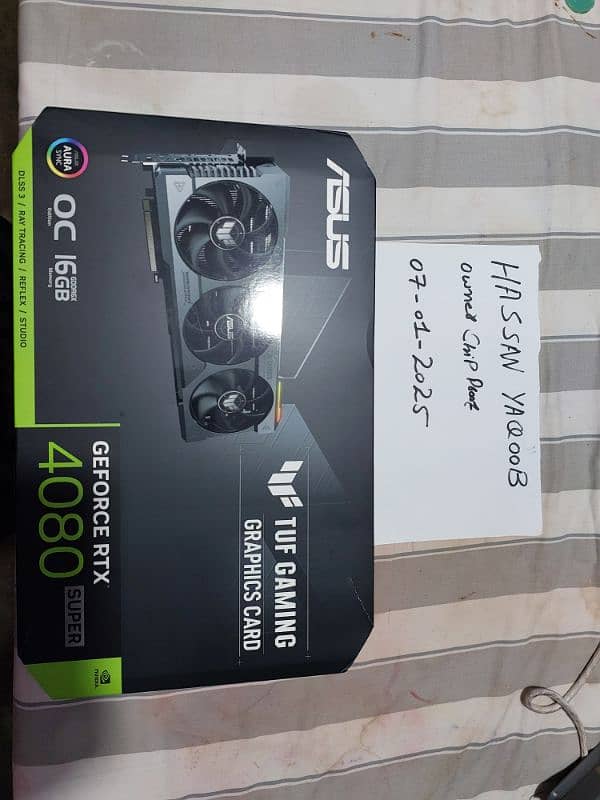 ASUS TUF 4080 SUPER Gaming Graphics Card OC Edition 16GB 3