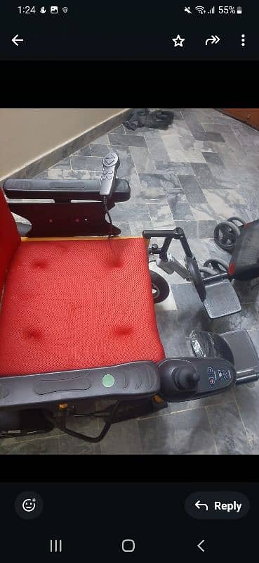 electronic wheelchair is available new unused 1