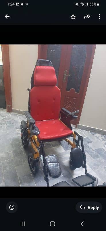 electronic wheelchair is available new unused 2