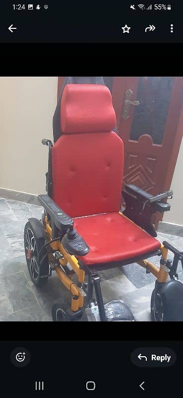 electronic wheelchair is available new unused 3