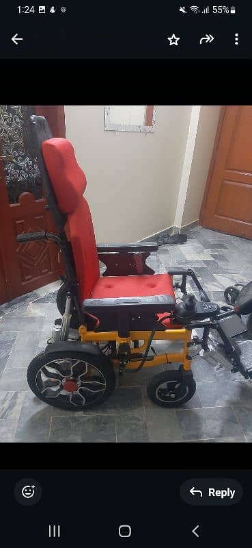 electronic wheelchair is available new unused 4