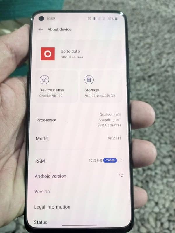 OnePlus 9RT 12GB 256GB Urgent Sale 4