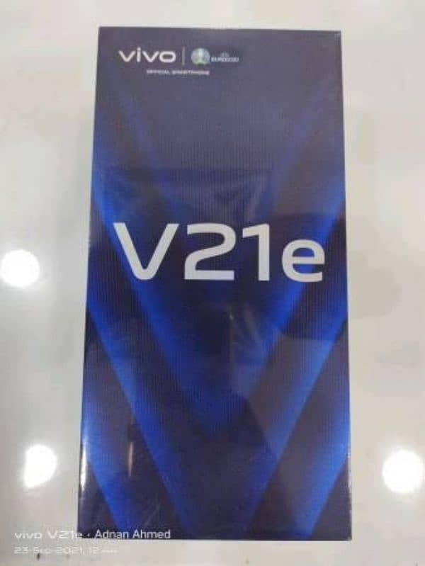 Vivo v21e 12/128 with snapdragon 720G Prosser 2.3GHz 3