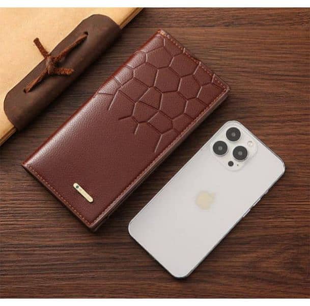 Premium Leather Texture Wallet for Men 0