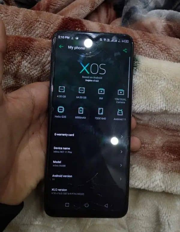 infinix hot 11 play urgent sale 4