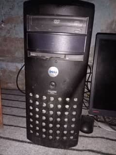 system Dell + ibm LCD + keyboard mouse