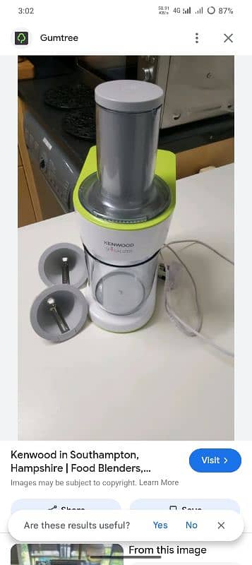 Kenwood Spiralizer blander for sale 9