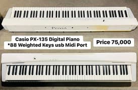 Digital Piano Hammer Weighted key Yamaha Casio Keyboard Guitar Ukulele