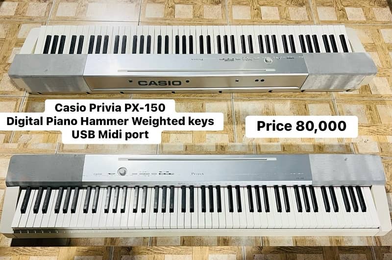 Digital Piano Hammer Weighted key Yamaha Casio Keyboard Guitar Ukulele 11