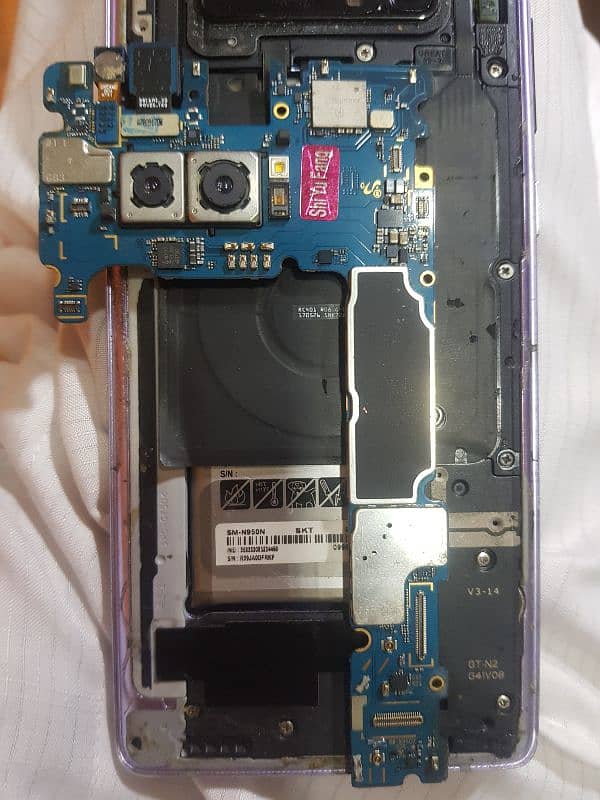 Samsung note8 our note9 ke all parts for sale only sim call 7