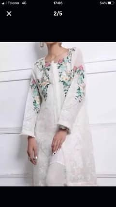 Sana safinaz shirts embroidered with slip