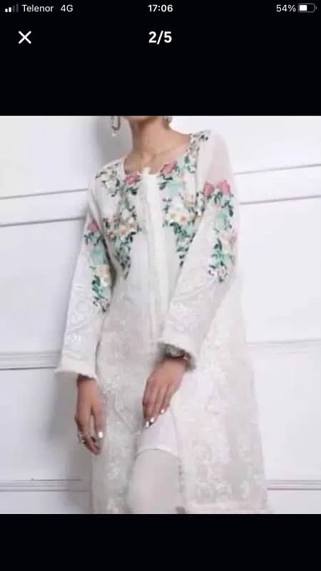 Sana safinaz shirts embroidered with slip 0