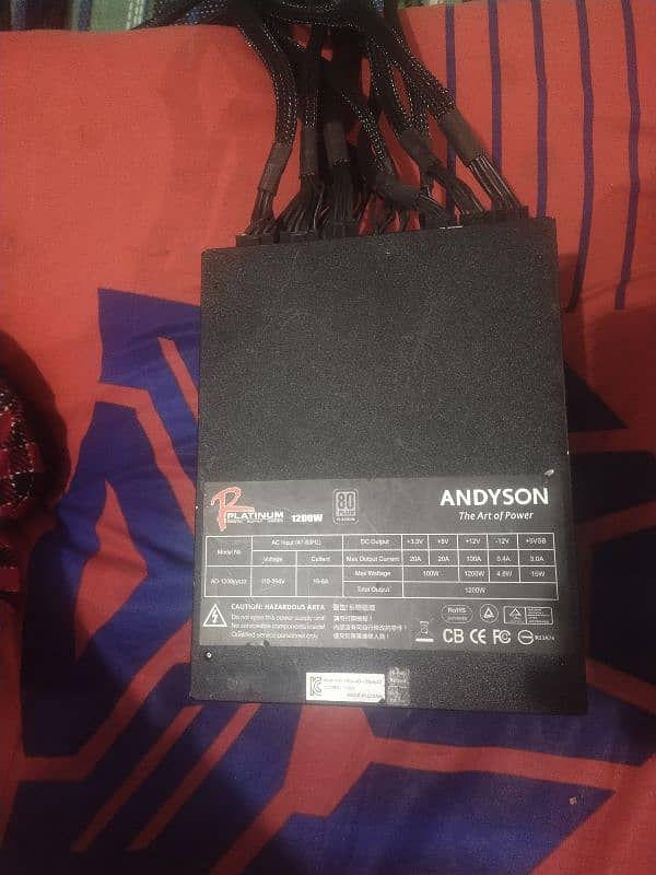 1200 watt Platinum power supply 2