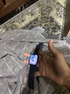 Apple watch series 7 45mm battry health 100 midnight black comp box