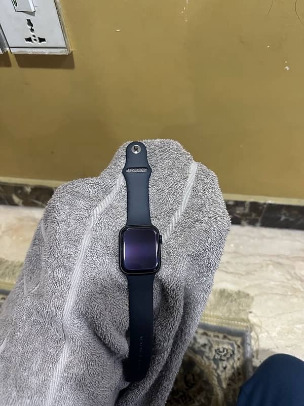 Apple watch series 7 45mm battry health 100 midnight black comp box 7