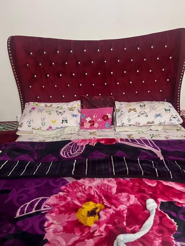 velvet bed set 1