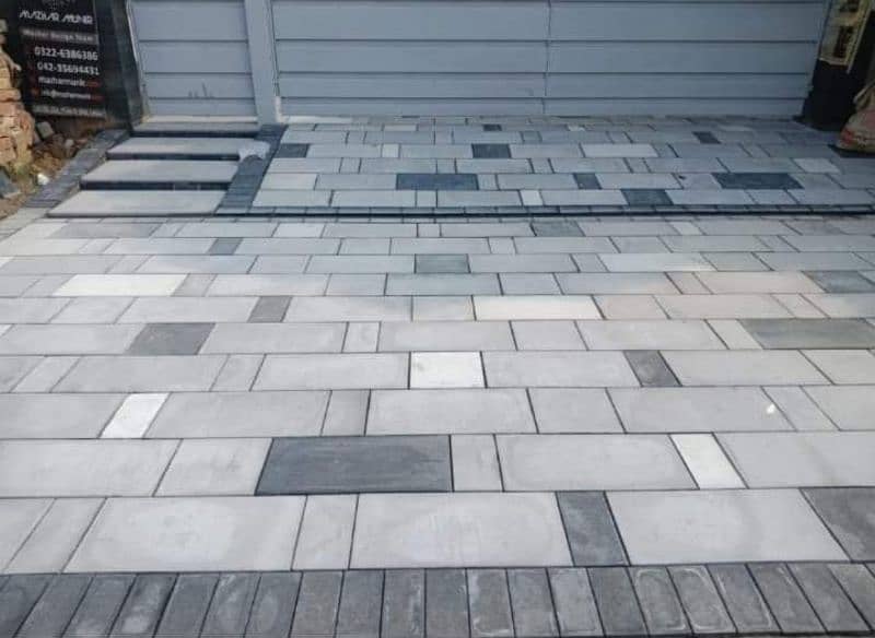 interlock pavers , Tuff tiles, clad stone , American style garass jali 6