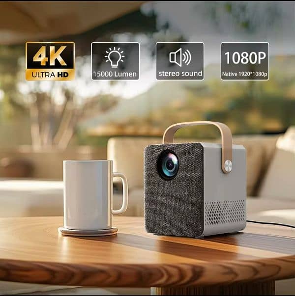 50% Sale on all android multimedia 4k full HD original new projector 17