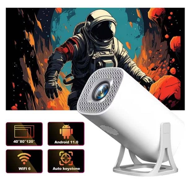 50% Sale on all android multimedia 4k full HD original new projector 18